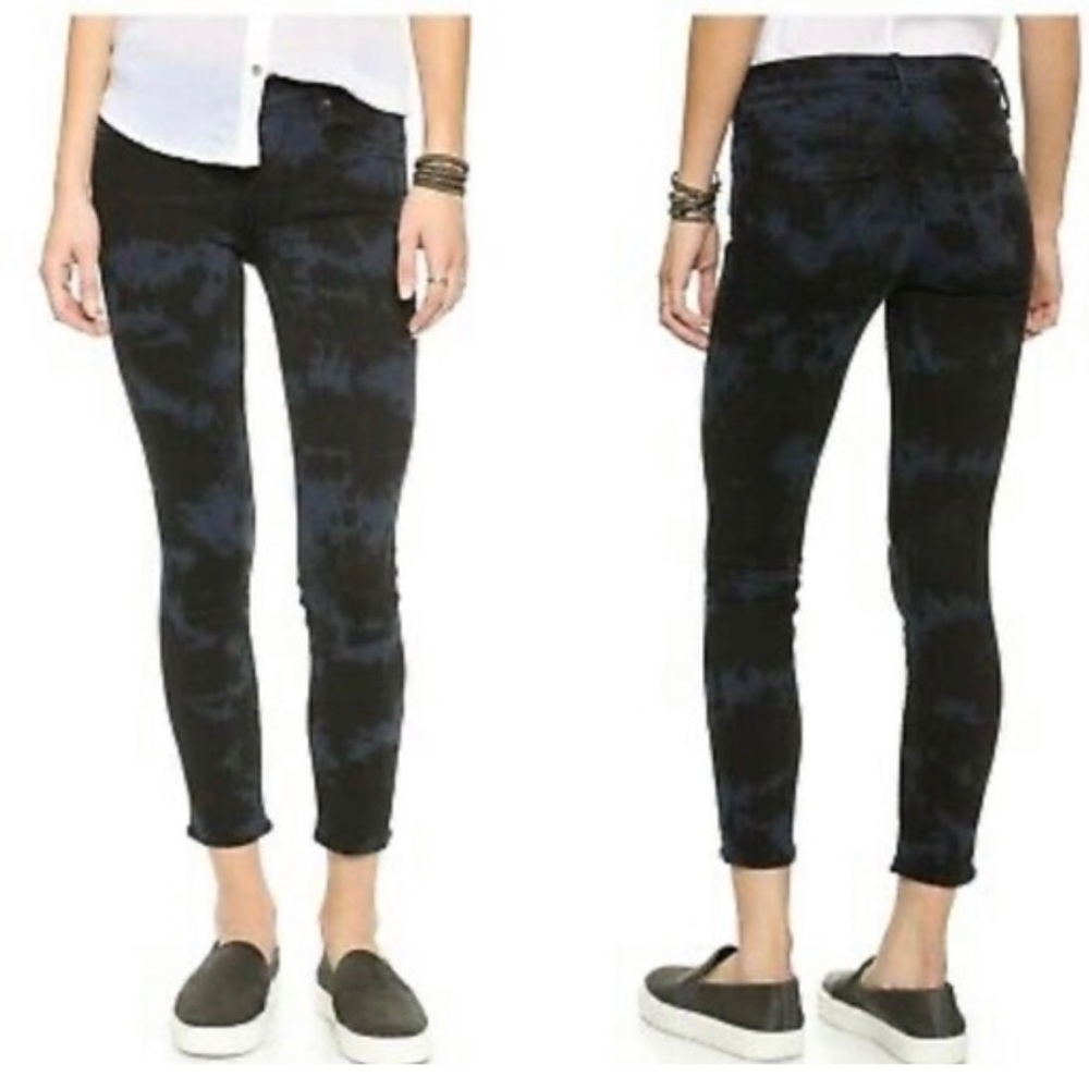 MOTHER The Muse Ankle Jeans in Blame It On The Blackout Tie Dye - 31